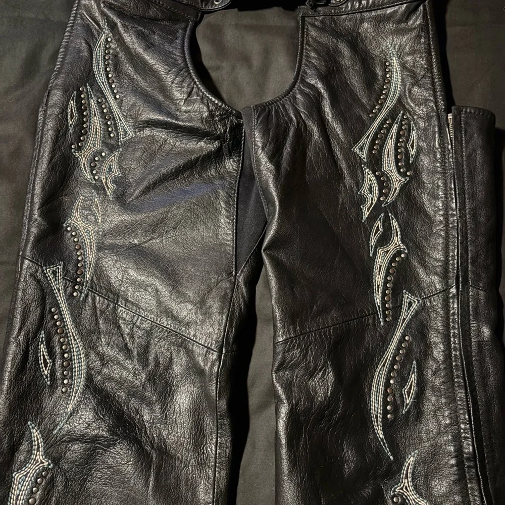 Vintage Harley-Davidson Black Leather Women Chaos Small - Picture 8 of 12